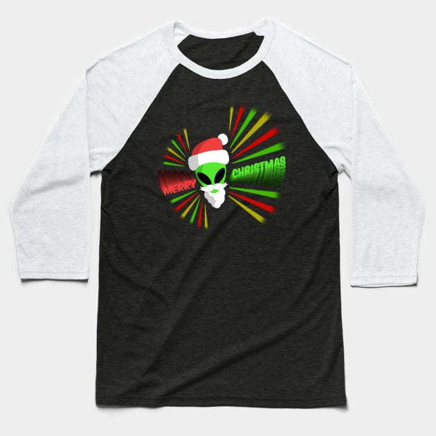 Merry Christmas Baseball T-Shirt by AdrianaStore